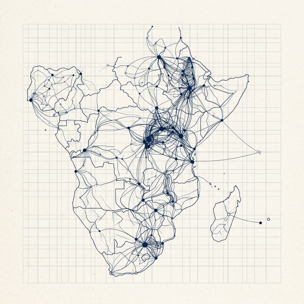 East Africa market map