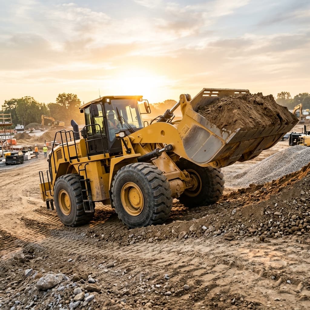 Heavy construction machinery